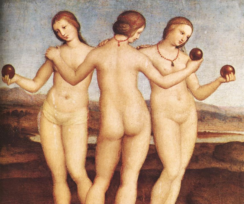 Raphael - The Three Graces (Detail) 