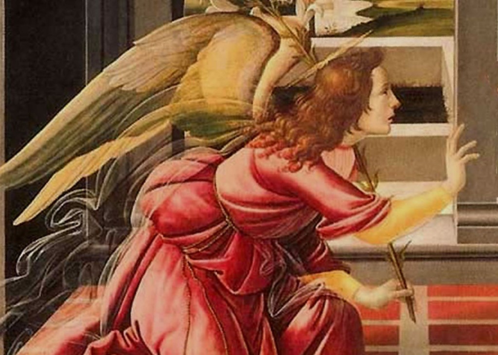 Sandro Botticelli - Angel (Delail)