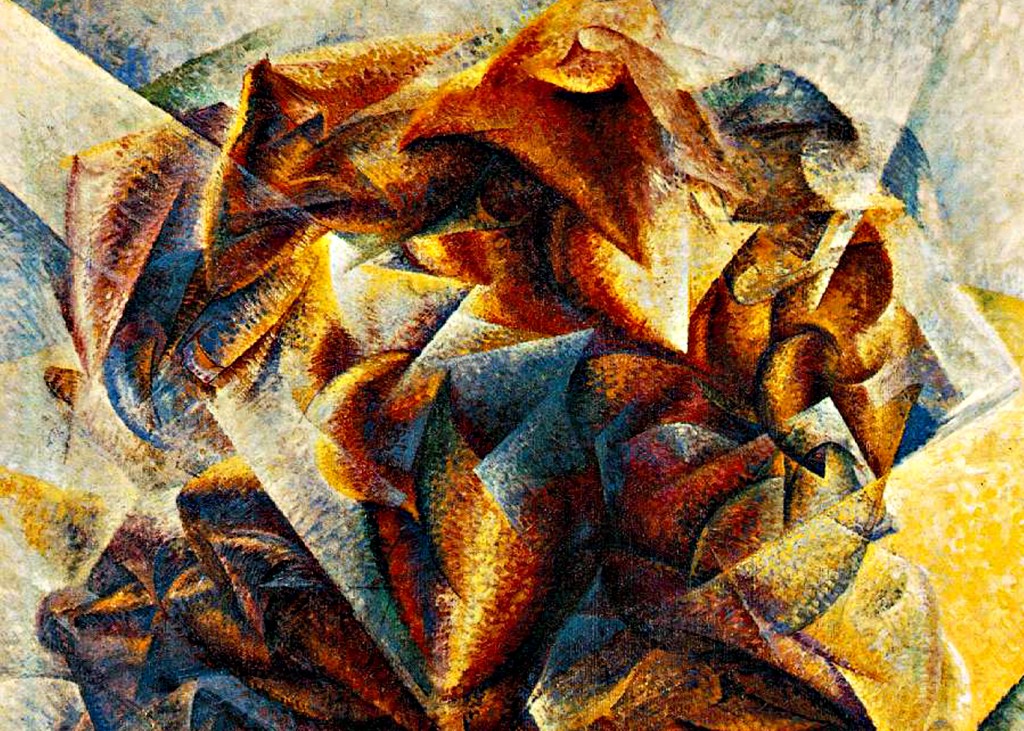 Umberto Boccioni - Dynamism of a Soccer Player (Detail)