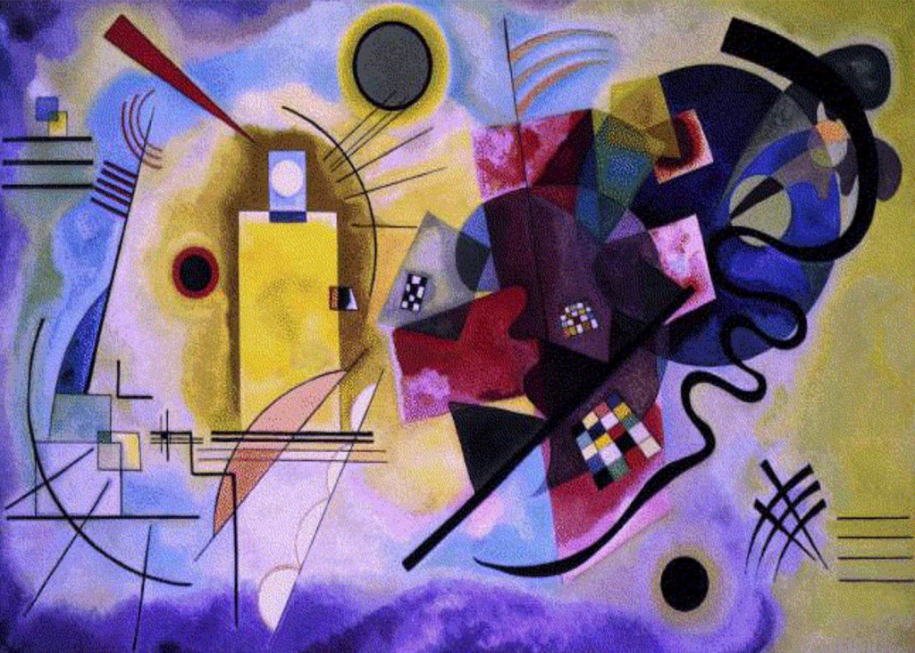 Vasily Kandinsky - Yellow-Red-Blue
