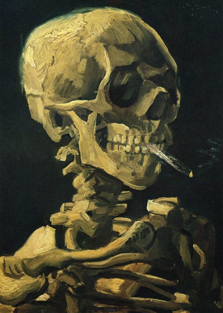Vincent Van Gogh - Scull with Cigarette