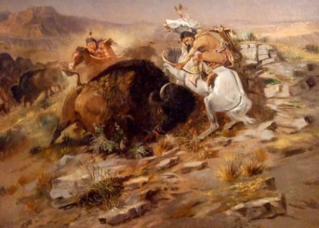 Charles Marion Russell - Buffalo Hunt