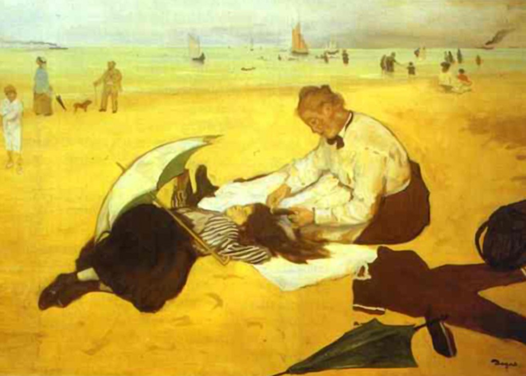 Edgar Degas - At the Beach