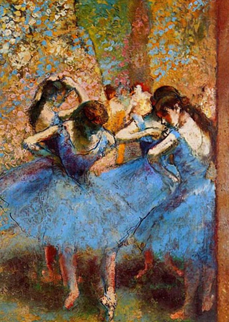 Edgar Degas - Dancers in Blue