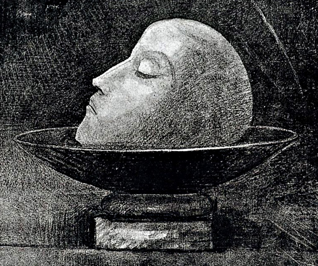 Odilon Redon - Head of a Martyr