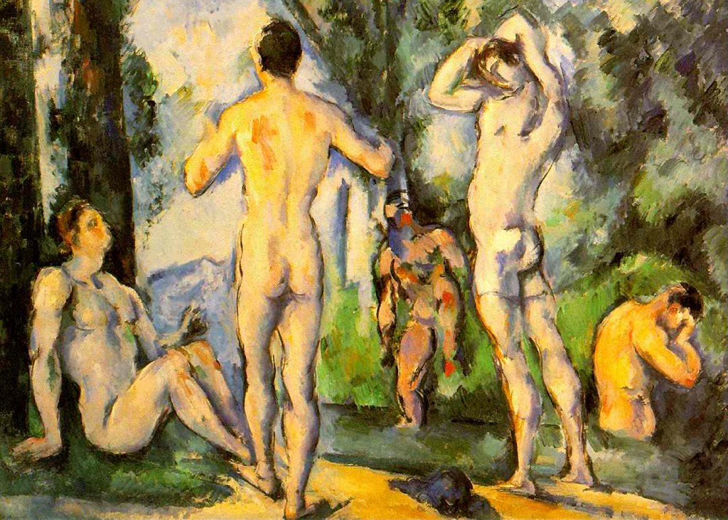 Paul Cezanne - Bathers in Open Air