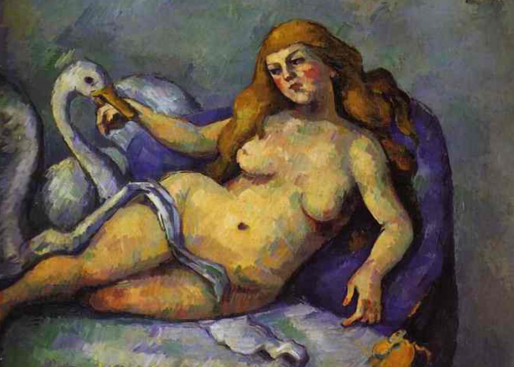 Paul Cezanne - Leda with Swan